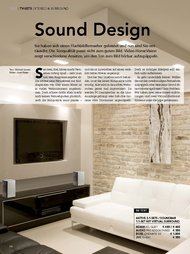 Video-HomeVision: Sound Design (Ausgabe: 2)