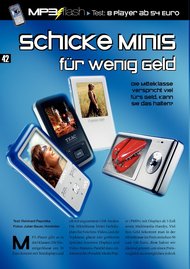 MP3 flash: Schicke Minis für wenig Geld (Ausgabe: 1)