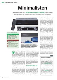 SAT+KABEL: Minimalisten (Ausgabe: 3-4/2011)