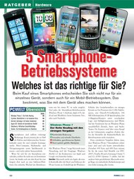 PC-WELT: 5 Smartphone-Betriebssysteme (Ausgabe: 2)