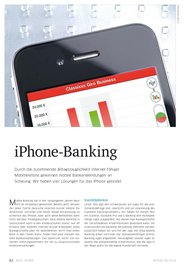 MyMac: iPhone-Banking (Ausgabe: 6)