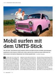 PCgo: Mobil surfen mit dem UMTS-Stick (Ausgabe: 1)