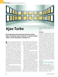 Internet Magazin: Ajax-Turbo (Ausgabe: 1)