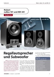 AV-Magazin.de: Nubert nuBox 101 und AW-441: Regallautsprecher und Subwoofer (Vergleichstest)