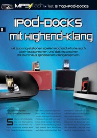 MP3 flash: iPod-Docks mit Highend-Klang (Ausgabe: 2)