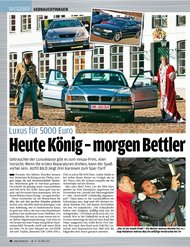 Auto Bild: Heute König - morgen Bettler (Ausgabe: 11)