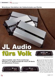 CAR & HIFI: JL Audio fürs Volk (Ausgabe: 3)