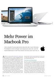 MyMac: Mehr Power im Macbook Pro (Ausgabe: 3)