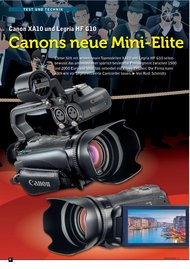 videofilmen: Canons neue Mini-Elite (Ausgabe: 4)