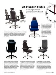 OFFICE ROXX: 24-Stunden-Stühle (Ausgabe: 6)