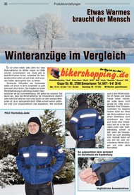 Kradblatt: Winteranzüge im Vergleich (Ausgabe: 1)