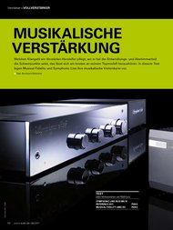 AUDIO/stereoplay: Musikalische Verstärkung (Ausgabe: 6)