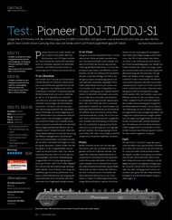 Beat: Test: Pioneer DDJ-T1/DDJ-S1 (Ausgabe: 7-8/2011)