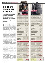 FOTOTEST: Sicher und bequem auf Fototour (Ausgabe: 4)