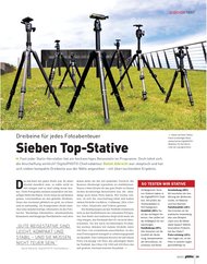 DigitalPHOTO: Sieben Top-Stative (Ausgabe: 9)
