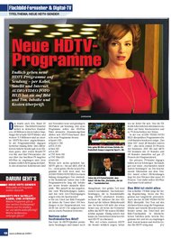 Audio Video Foto Bild: Neue HDTV-Programme (Ausgabe: 2)