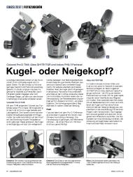 ColorFoto: Kugel- oder Neigekopf? (Ausgabe: 8)