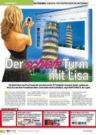 Computer Bild: Der schiefe Turm mit Lisa (Ausgabe: 15)