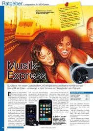 Audio Video Foto Bild: „Musik-Express“ - Docking Stations und Funklautsprecher (Ausgabe: 8)