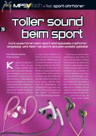 MP3 flash: Toller Sound beim Sport (Ausgabe: 4)