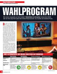 Audio Video Foto Bild: Wahlprogramm (Ausgabe: 11)