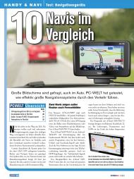 PC-WELT: 10 Navis im Vergleich (Ausgabe: 11/2011 Plus)