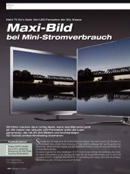 Heimkino: Maxi-Bild bei Mini-Stromverbrauch (Ausgabe: 12/2011-1/2012)