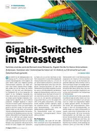 PC Magazin/PCgo: Gigabit-Switches im Stresstest (Ausgabe: 12)