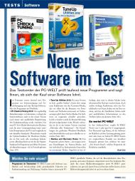 PC-WELT: Neue Software im Test (Ausgabe: 1)