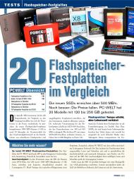 PC-WELT: 20 Flashspeicher-Festplatten im Vergleich (Ausgabe: 1)