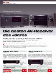 Heimkino: Die besten AV-Receiver des Jahres (Ausgabe: 1-2/2012 (Januar/Februar))