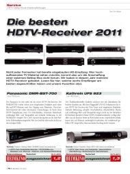 Heimkino: Die besten HDTV-Receiver 2011 (Ausgabe: 1-2/2012 (Januar/Februar))