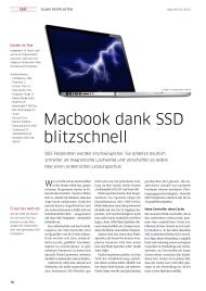 Macwelt: Macbook dank SSD blitzschnell (Ausgabe: 1)