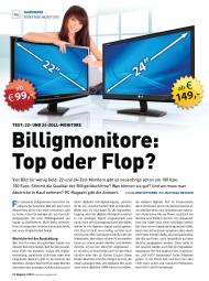 PC Magazin/PCgo: Billigmonitore: Top oder Flop? (Ausgabe: 1)