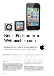 MyMac: Neue iPods unterm Weihnachtsbaum (Ausgabe: 1/2012 (Januar/Februar))