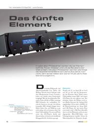 HiFi einsnull: Das fünfte Element (Ausgabe: 1/2012 (Februar/März))