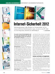 PC-WELT: Internet-Sicherheit 2012 (Ausgabe: Mega-Guide Sicherheit am PC Sonderheft 1/2012)