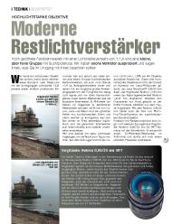 fotoMAGAZIN: Moderne Restlichtverstärker (Ausgabe: Nr. 6 (Juni 2012))