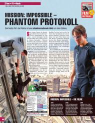 Audio Video Foto Bild: Mission: Impossible - Phantom Protokoll (Ausgabe: 7)