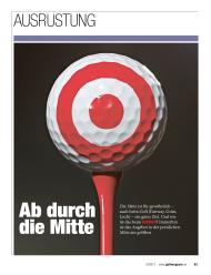 GOLFMAGAZIN: Ab durch die Mitte (Ausgabe: Nr. 6 (Juni 2012))