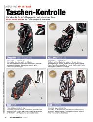 GOLFMAGAZIN: Taschen-Kontrolle (Ausgabe: Nr. 7 (Juli 2012))