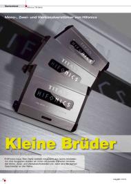 CAR & HIFI: Kleine Brüder (Ausgabe: 5/2012 (September/Oktober))