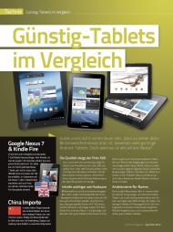 Android Magazin: Günstig-Tablets im Vergleich (Ausgabe: 5/2012 (September/Oktober))