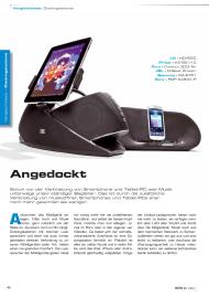 Tablet und Smartphone: Angedockt (Ausgabe: 3/2012 (September-November))