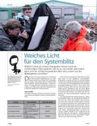 Pictures Magazin: Weiches Licht für den Systemblitz (Ausgabe: 5/2012 (August/September))