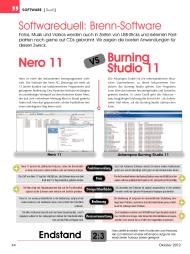 PC NEWS: Softwareduell: Brenn-Software (Ausgabe: Nr. 6 (Oktober/November 2012))