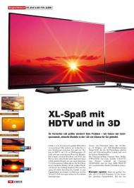 HiFi Test: XL-Spaß mit HDTV und in 3D (Ausgabe: 1/2013 (Januar/Februar))