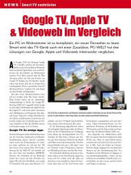 PC-WELT: Google TV, Apple TV & Videoweb im Vergleich (Ausgabe: 1)