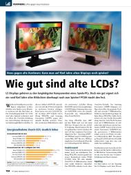 PC Games Hardware: Wie gut sind alte LCDs? (Ausgabe: 1)