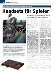 PC Games Hardware: Headsets für Spieler (Ausgabe: 3)